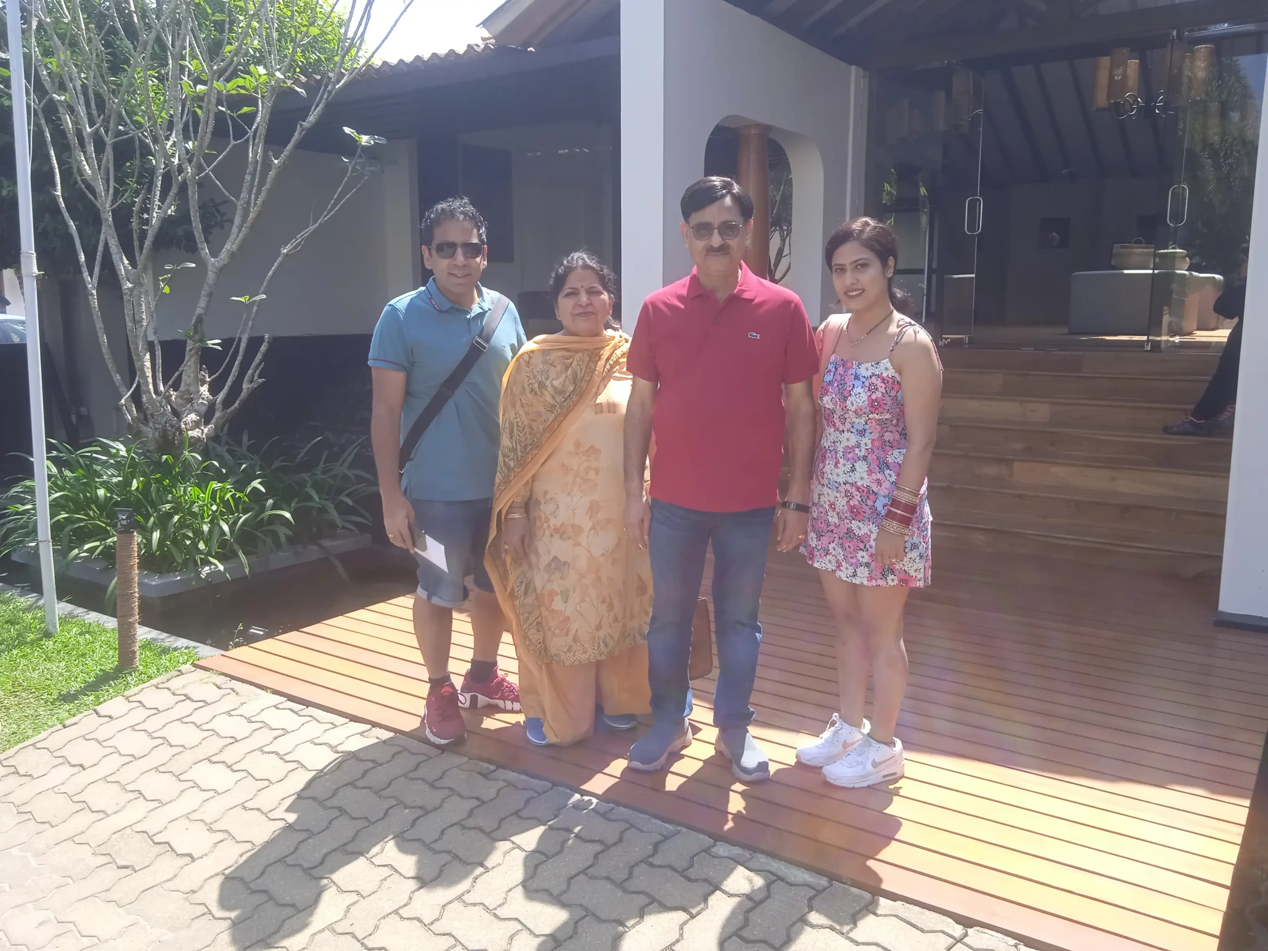 Guests from Indians with 4Me Lanka Tours