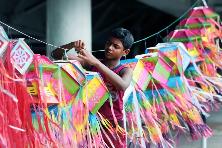 Wesak Ceremony in Srilanka