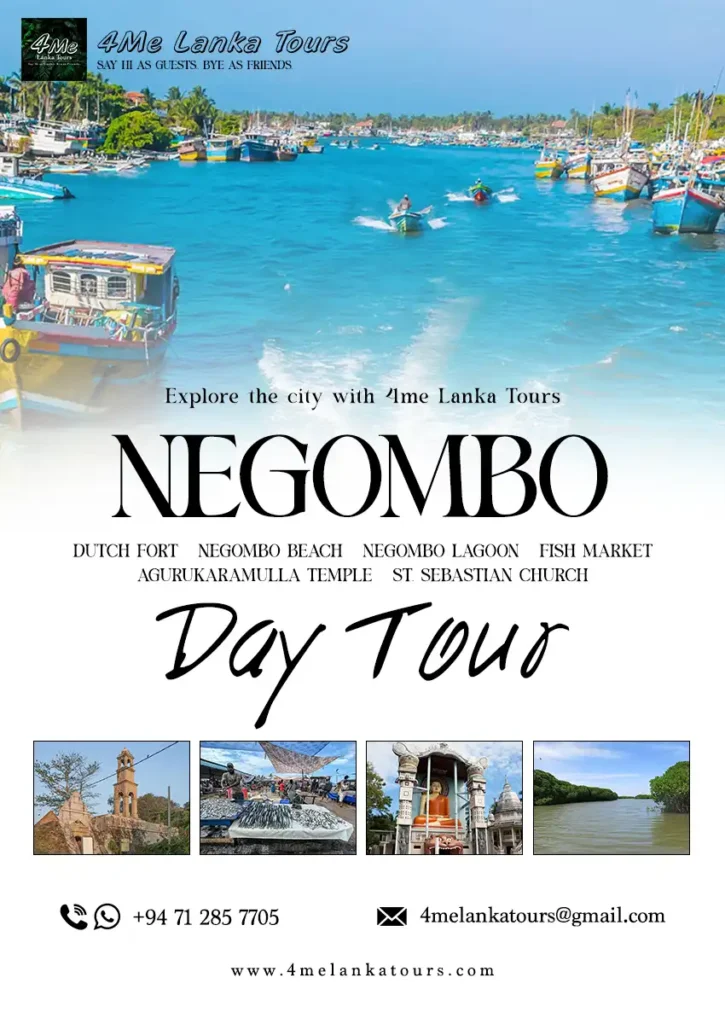 Negombo Day Tour srilanka From 30$ Map